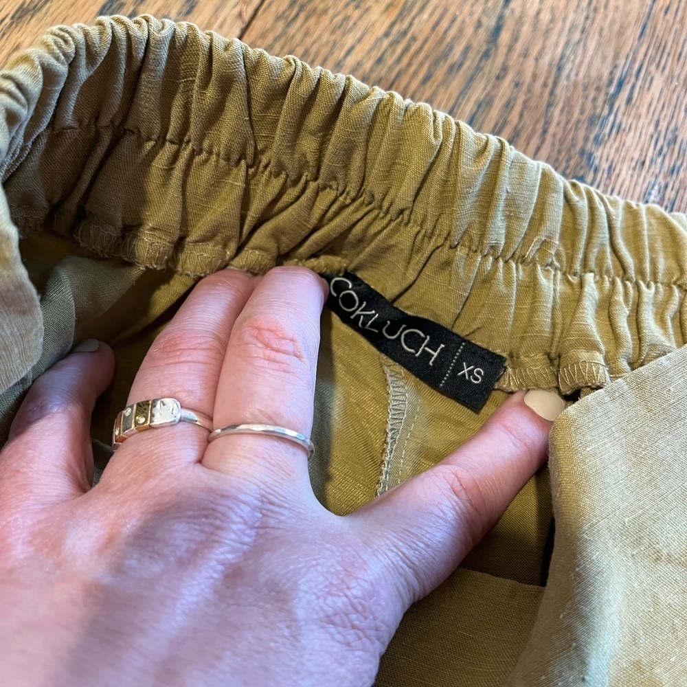 High-Waisted Mustard Shorts – Cokluch – XS - Picture 4 of 8